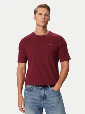 HUGO T-Shirt Dero222 50466158 Bordowy Regular Fit