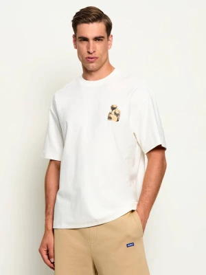 HUGO T-shirt Detzi | Relaxed fit biały