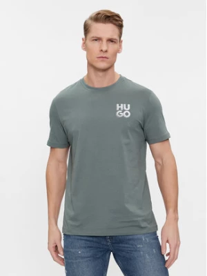 Hugo T-Shirt Detzington241 50508944 Zielony Regular Fit
