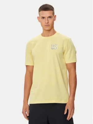 Hugo T-Shirt Detzington241 50508944 Żółty Regular Fit