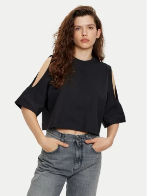 HUGO T-Shirt Dewaja 50530453 Czarny Oversize