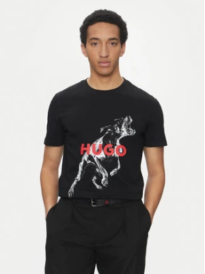 Hugo T-Shirt Deyladec 50530607 Czarny Oversize
