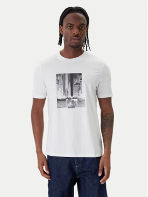 HUGO T-Shirt Deyss 50553755 Biały Regular Fit