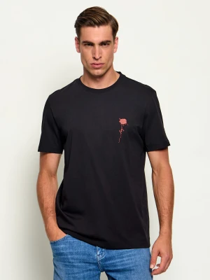 HUGO T-shirt Diflow | Regular Fit czarny
