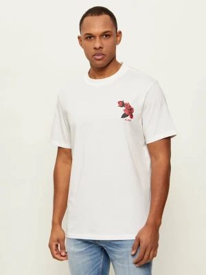 HUGO T-shirt Dikerd | Relaxed fit ecru
