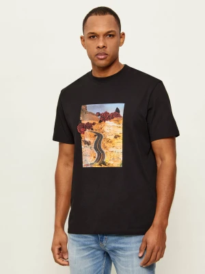 HUGO T-shirt Dikerd | Relaxed fit czarny