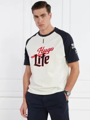 HUGO T-shirt Dilife | Loose fit