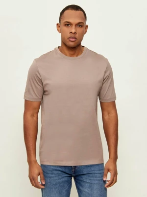 HUGO T-shirt Dimerstee | Slim Fit beżowy