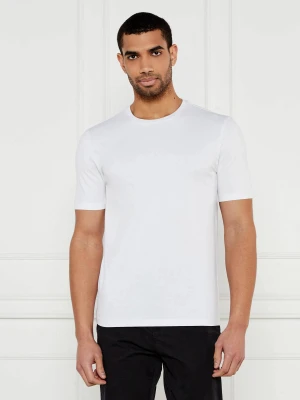 HUGO T-shirt Dimerstee | Slim Fit | stretch biały