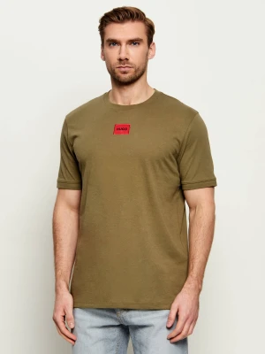 HUGO T-shirt Diragolino212 | Regular Fit khaki