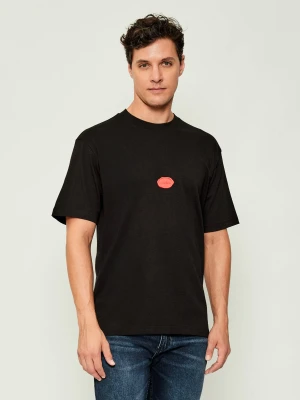 HUGO T-shirt Divis | Loose fit czarny