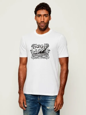 HUGO T-shirt Diwom | Regular Fit biały
