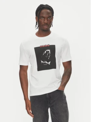 HUGO T-Shirt Dobero 50542734 Biały Regular Fit