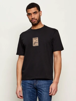 HUGO T-shirt Dobul | Relaxed fit czarny