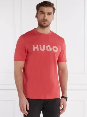 HUGO T-shirt Drochet | Regular Fit