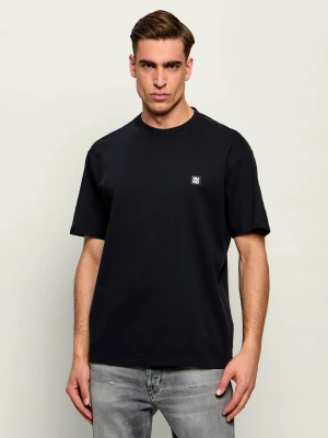 HUGO T-shirt Drostee | Relaxed fit czarny