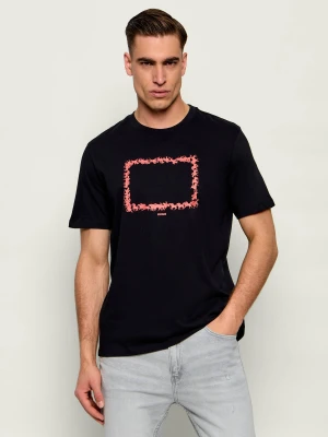 HUGO T-shirt Duhorse | Regular Fit czarny