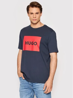 Hugo T-Shirt Dulive222 50467952 Granatowy Regular Fit