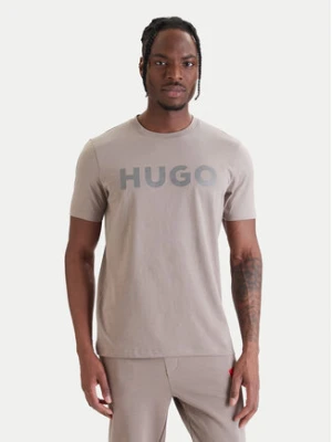 HUGO T-Shirt Dulivio 50467556 Brązowy Regular Fit