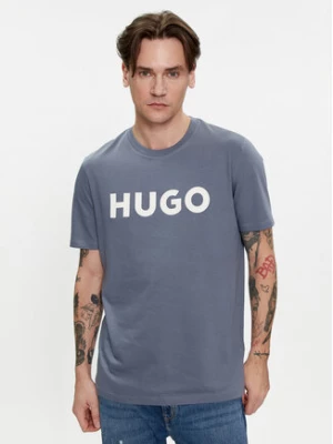 Hugo T-Shirt Dulivio 50467556 Niebieski Regular Fit