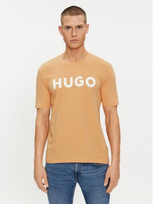 Hugo T-Shirt Dulivio 50467556 Pomarańczowy Regular Fit