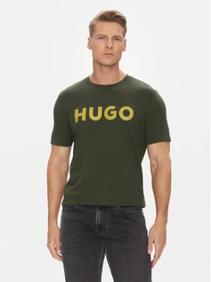 HUGO T-Shirt Dulivio 50467556 Zielony Regular Fit