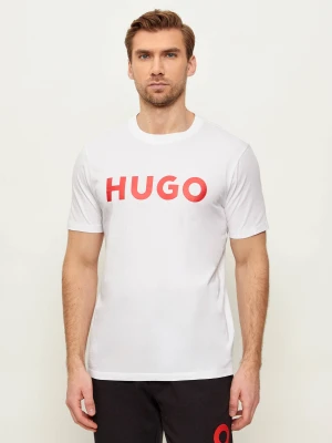 HUGO T-shirt Dulivio | Regular Fit biały