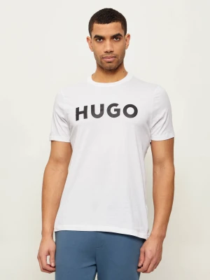 HUGO T-shirt Dulivio | Regular Fit biały
