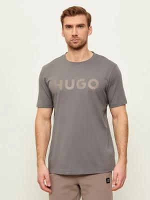 HUGO T-shirt Dulivio | Regular Fit szary
