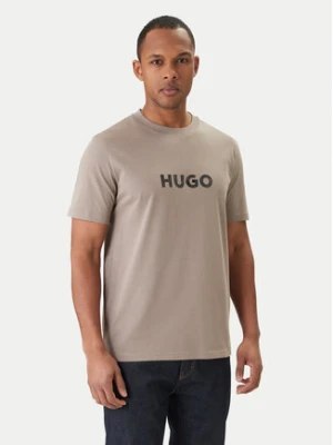HUGO T-Shirt Dumeo 50557437 Beżowy Regular Fit