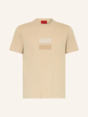 Hugo T-Shirt Dusplit beige
