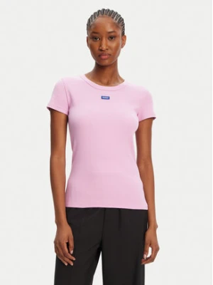 HUGO T-Shirt Easy 50523924 Różowy Slim Fit