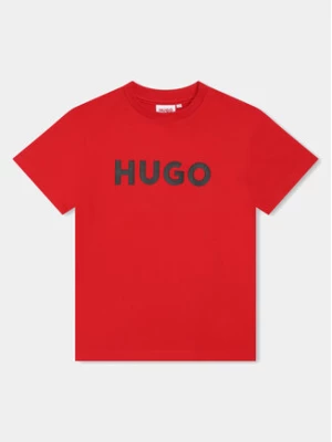 Hugo T-Shirt G00007 S Czerwony Regular Fit