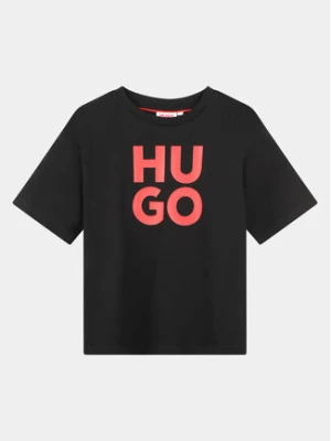 Hugo T-Shirt G00008 D Czarny Regular Fit