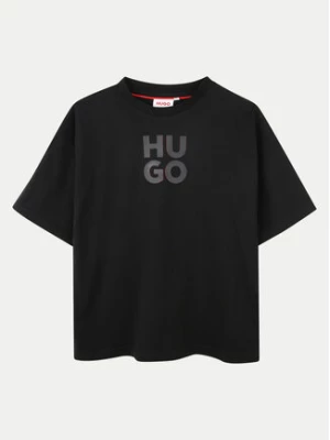 Hugo T-Shirt G00143 M Czarny Regular Fit