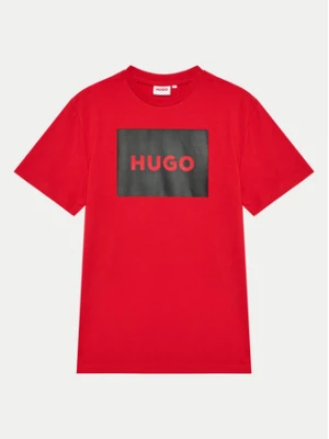 Hugo T-Shirt G00144 D Czerwony Regular Fit