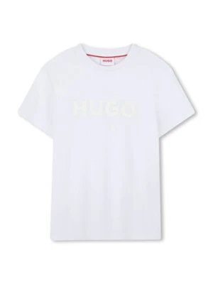 HUGO T-Shirt G00333 S Biały Regular Fit