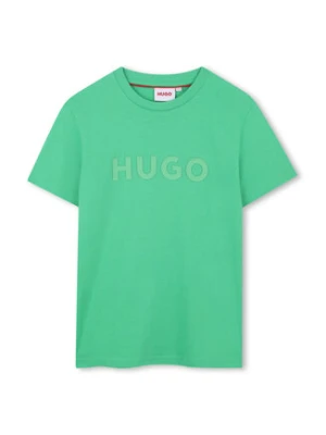 HUGO T-Shirt G00333 S Zielony Regular Fit