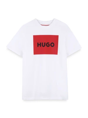 HUGO T-Shirt G00572 S Biały Regular Fit