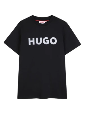 HUGO T-Shirt G01016 S Czarny Regular Fit