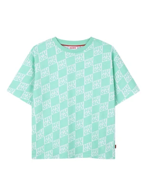 HUGO T-Shirt G01022 S Zielony Loose Fit