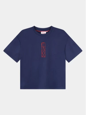 Hugo T-Shirt G25140 D Niebieski Regular Fit