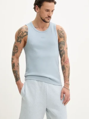 HUGO t-shirt kolor niebieski 50542089