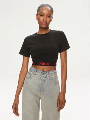 Hugo T-Shirt Logo 50520497 Czarny Relaxed Fit