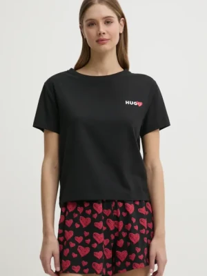 HUGO t-shirt lounge kolor czarny 50534300