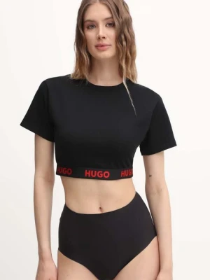 HUGO t-shirt lounge kolor czarny