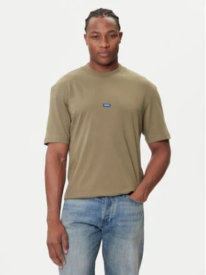 HUGO T-Shirt Manche Courte Homme 50509991 Khaki Regular Fit