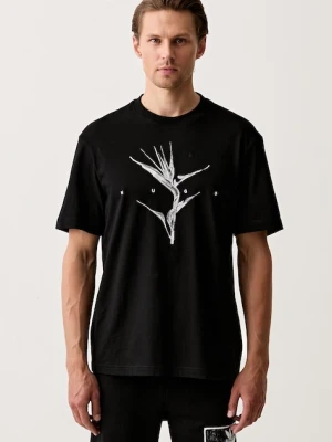 HUGO T-shirt męski bawełniany Darise