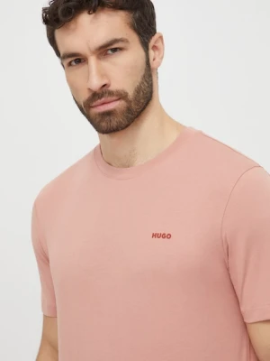 HUGO T-shirt męski bawełniany Dero222