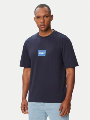 HUGO T-Shirt Nayonix 50554382 Granatowy Regular Fit